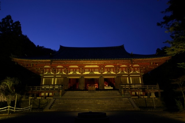今年のライトアップと神護寺夜間特別拝観の情報。